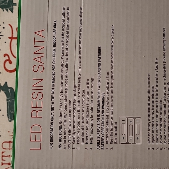 LED Resin Santa Claus Car - Picture 8 of 10